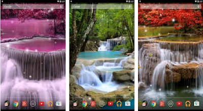 Waterfall Live Wallpaper for Android App free download images