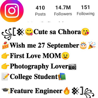 Instagram vip bio, instagram vip bio for boys, instagram vip bio for girls, instagram vip bio for love, instagram vip bio for gangster, instagram bio