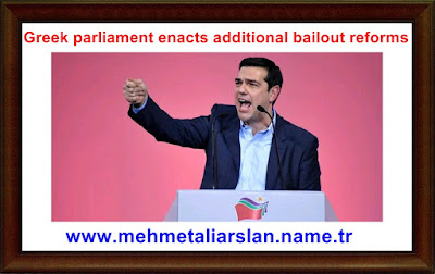 Greek parliament enacts additional bailout reforms
