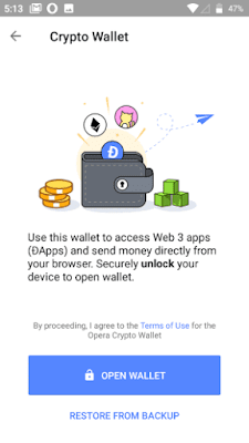cara menggunakan crypto wallet browser Opera-gambar 3