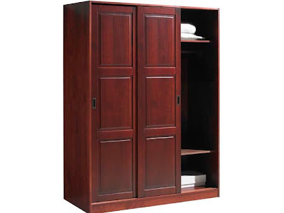 s-Slide Wardrobe Mahogany