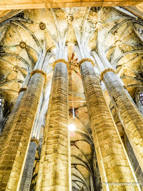 Igreja de Santa Maria del Mar em Barcelona