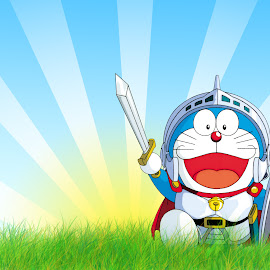 wallpaper doraemon, giant, suneo, nobita, sizuka