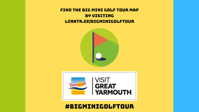 Follow the Big Mini Golf Tour map to find places to play mini golf in the Great Yarmouth area