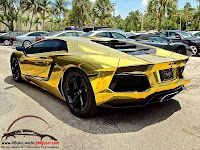 Lamborghini Aventador Gold Chrome Price