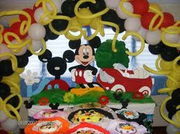 DECORACION CON MICKEY MOUSE Y SUS AMIGOS decoracionesparafiestasinfantiles.blogspot.com/