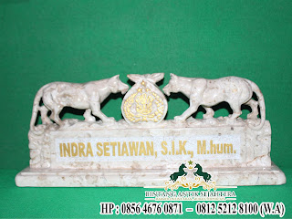 Contoh Papan Nama Meja Bahan Marmer