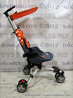 Kereta Bayi LightWeight CocoLatte CL08 iSport - Polkadot Orange