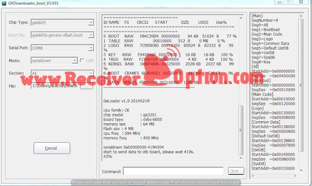 OST-GX6605-AV2018-V02 BOARD TYPE HD RECEIVER DUMP FILE