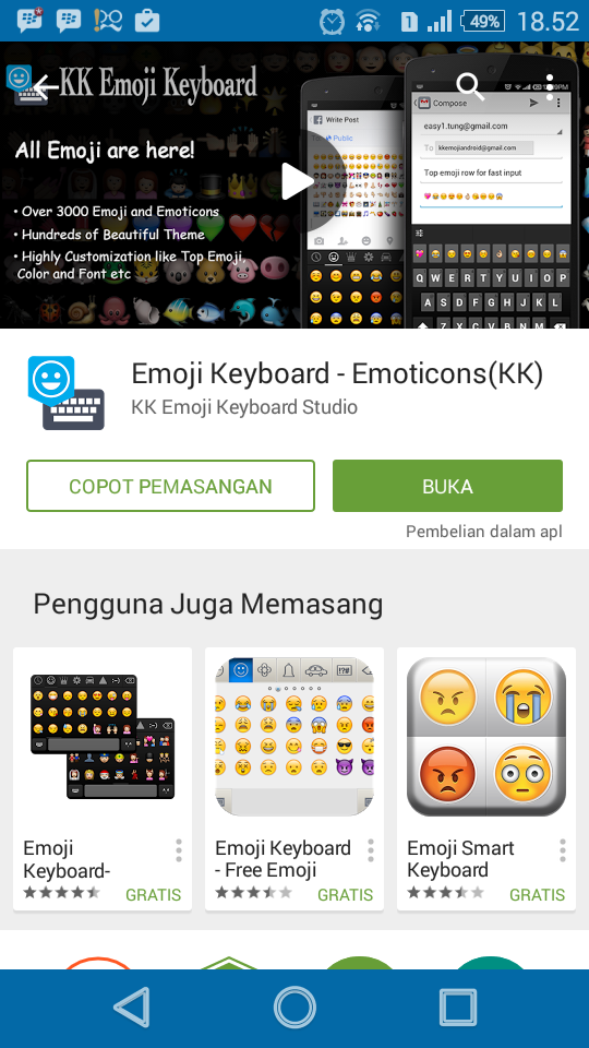 Aplikasi Emoji Keyboard