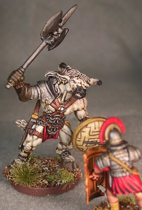 Minotaur vs Optio Brutus Maximus