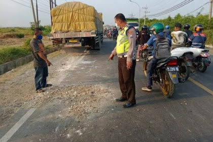 Tabrak Truk Parkir, Dua Orang Di Gresik Tewas Seketika