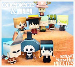 One Piece straw hat pirate papercraft model