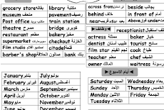 مراجعة لغة انجليزية للصف السادس الابتدائي 2019 لمسترعمار حامد