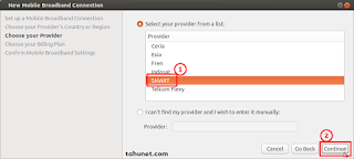 Cara Pasang Modem Smartfren di Ubuntu 13.04 Full Gambar dan Penjelasan