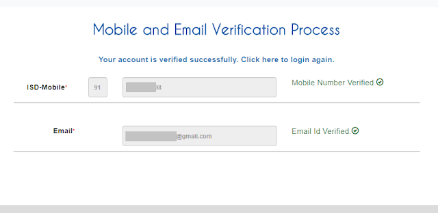 picture to show that IRCTC registration complete