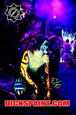 Face Body Painting UV Glow Jakarta