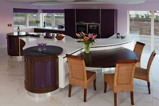 Edgy designer kitchen colors