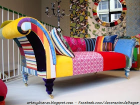 MUEBLES COLORIDOS PARA AMBIENTES by artesydisenos.blogspot.com