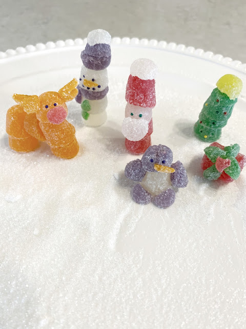 Gumdrop Christmas Creations - Gumdrop Santa, Gumdrop Reindeer, Gumdrop Snowman, Gumdrop Christmas Tree, Gumdrop Penguin, Gumdrop Gift