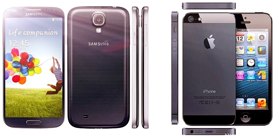 Antara Handphone Samsung Galaxy S4 Dan iPhone 5s 