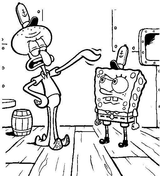 spongebob coloring pages