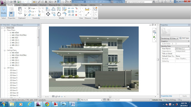 render revit