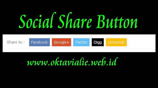 Cara Membuat Social Share Button Di Bawah Posting