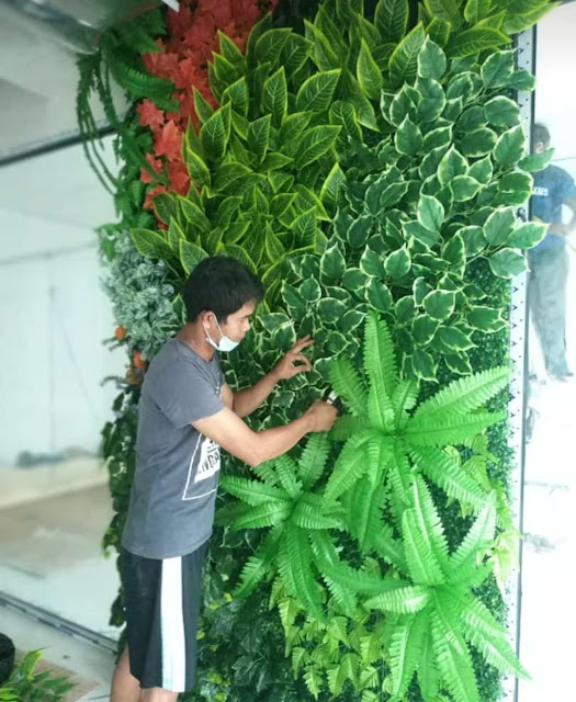 Jasa Pembuatan Vertikal Garden Sintetis di Citra Raya - Alby flora