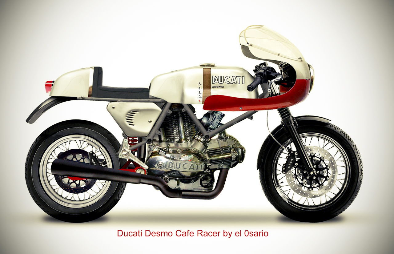 2013 yamaha r1 headlights Ducati Desmo Cafe Racer