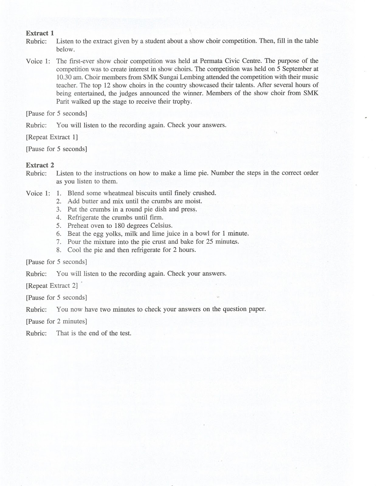 PonPonProduction: PT3 Oral Test Example Question