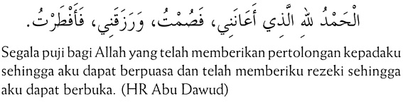 Tahukah Anda doa yang dibaca saat memasuki waktu berbuka puasa Bacaan Doa Buka Puasa Ramadhan 1440 H 2021 M