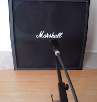 Miking A Marshall Cabinet image from Bobby Owsinski's Big Picture blog