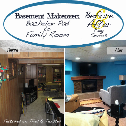 Basement Makeover: Before & After Envy Series | Tried & Twisted