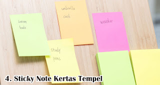 Sticky Note Kertas Tempel merupakan salah satu alat tulis yang cocok dijadikan souvenir pelengkap tahun ajaran baru
