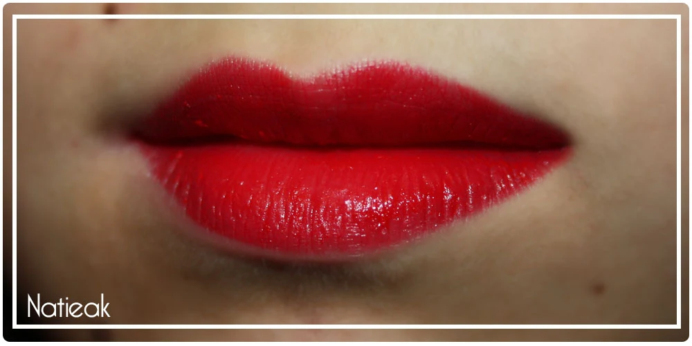 Heaven Lipstick de Nocibé Take in red