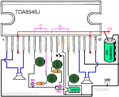 TDA8946J COLOUR TV AUDIO IC DATA