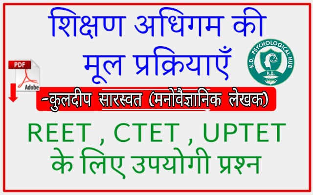 मनोबिज्ञान के महत्वपूर्ण प्रश्न, प्रसिद्ध मनोवैज्ञानिकों से सम्बंधित महत्वपूर्ण तथ्य,  किस आयोग का गठन कब हुआ सब कुछ एक ही जगह- कुलदीप सारस्वत (मनोवैज्ञानिक लेखक)