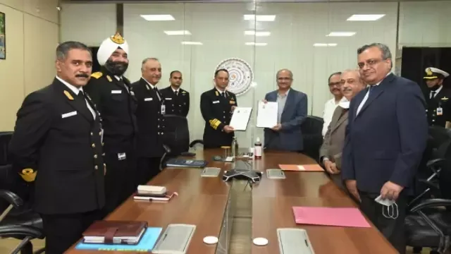 Indian Navy signs MoU with IIT Delhi to research in underwater domain of Naval Electronic Systems