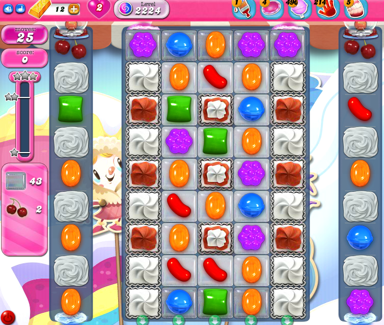 Candy Crush Saga level 2224