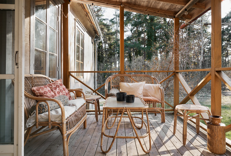 A Converted School House on the Swedish Island of Gotland