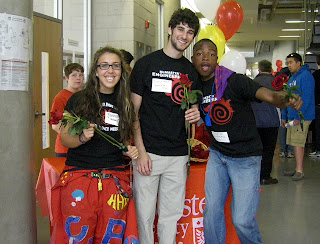 Genna, Josh & Javaun volunteering at May@Mac Open House