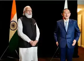 शिंजो आबे के प्रधानमंत्री पद छोड़ने के बाद योशिहिदे सुगा ने जापान का PM पद संभाला था।