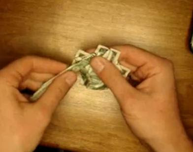 origami money step 7