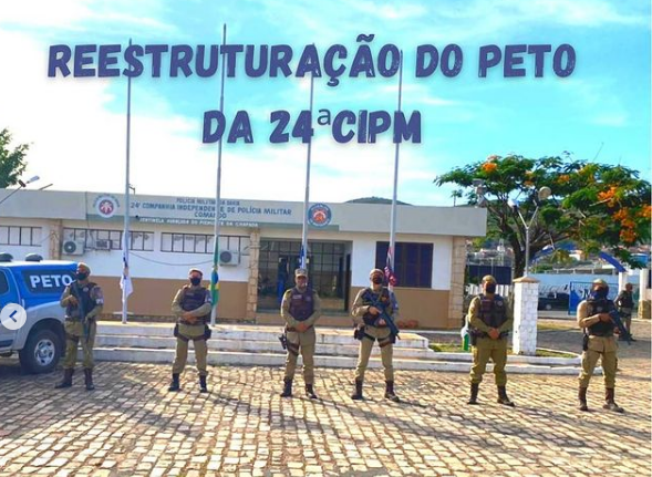 COMANDANTE DA 24ª CIPM DA INÍCIO À REESTRUTURAÇÃO DO PELOTÃO DE EMPREGO TÁTICO OPERACIONAL - PETO