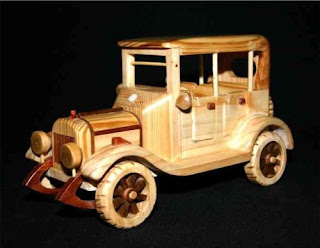 Handcrafted Wooden Toy Car Classic Vintage Model CMC_MODELT_005