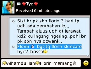 Testimoni pemakaian Florin skin care