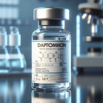 Daptomycin, Daptomycin mechanism of action, Daptomycin uses, Daptomycin side effects, Daptomycin dosage,