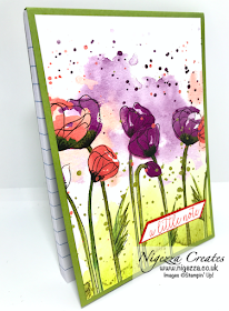 Nigezza Creates with Stampin' Up! and Peaceful Poppies to creates a Covered Note Pad