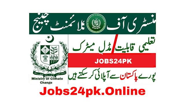 Ministry of climate change jobs 2023 online apply Pakistan - jobs24pk